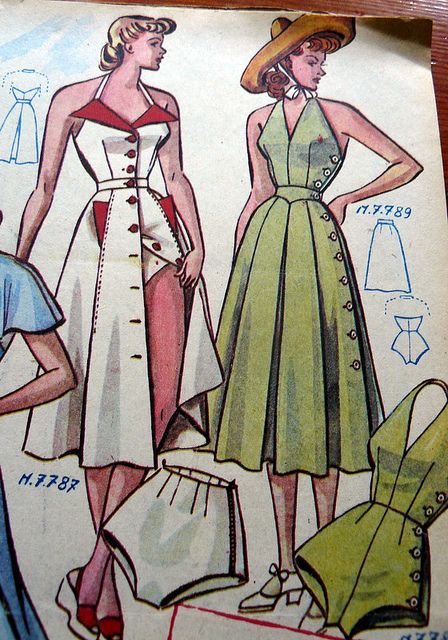 Late 40s French pattern catalog Oncillakat