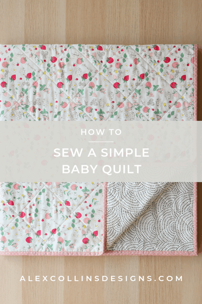 A Simple, Modern, Baby Quilt How-To