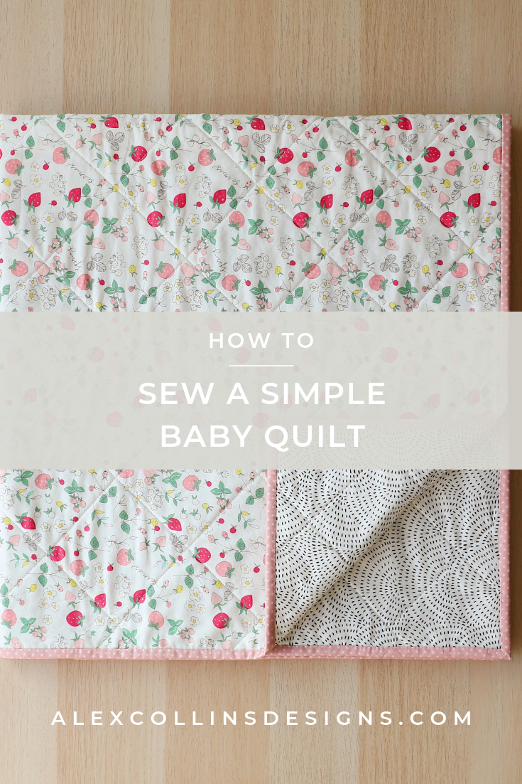 A Simple, Modern, Baby Quilt How-To