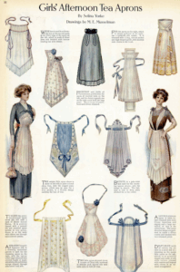 See pretty antique apron styles from 100+ years ago – Click Americana