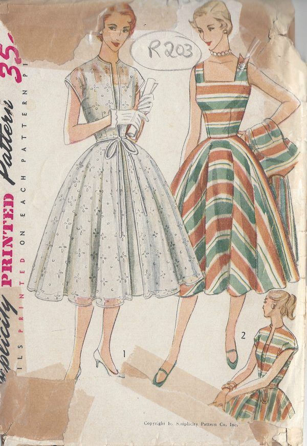 1952 Sewing Pattern B29\