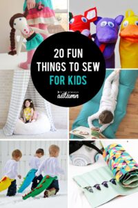 25 coolest things to sew for kids {DIY gift ideas!}