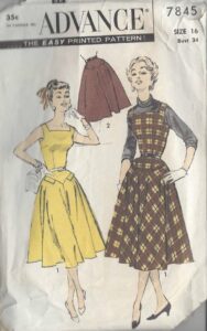 1950s Vintage Sewing Pattern B34\