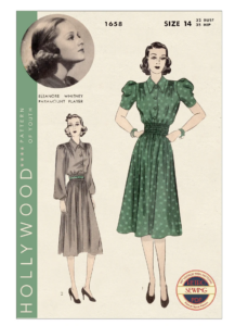 1930s Shirred Tea Dress PDF Sewing Pattern Bust 32 – Etsy