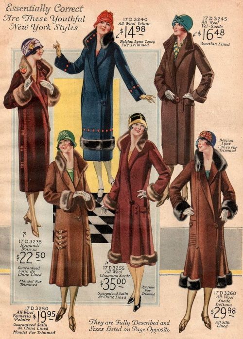 1920s Coats, Furs, Jackets and Capes History