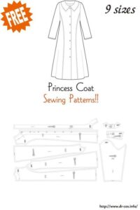 Princess coat Sewing Patterns | DRCOS Patterns & How To Make