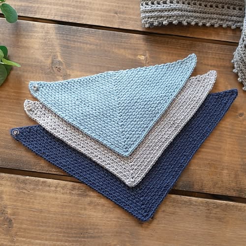 Cutie Baby Bandana Bib pattern by Tine Sommer Hansen