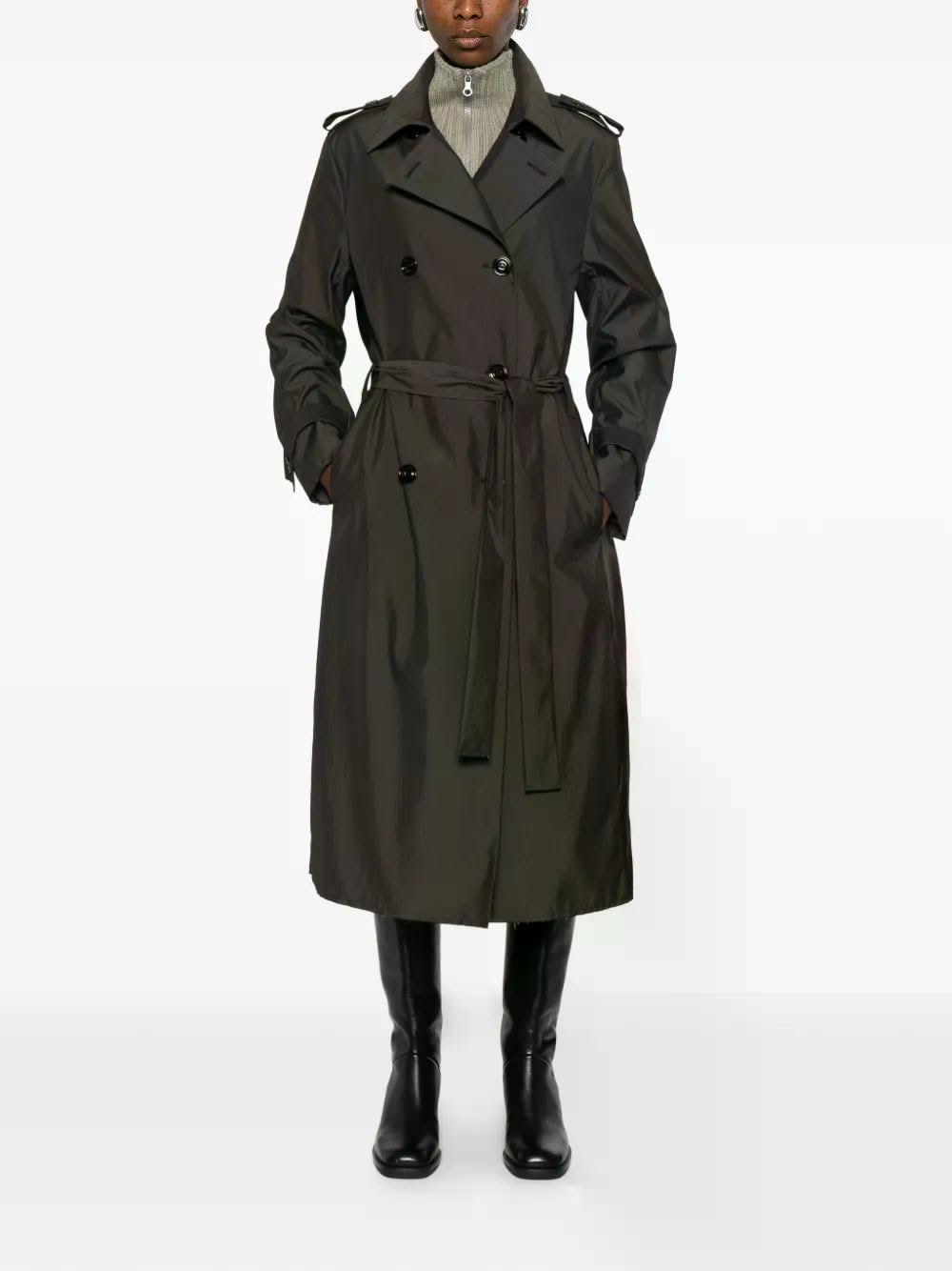 Our Legacy Origami Belted Trench Coat – Brown