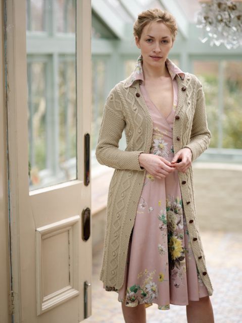 1930’s Knitting – Moss Stitch and Cable Coat