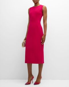 Sleeveless Sheath Midi Dress