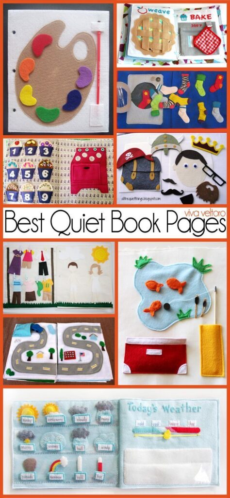 Best DIY Quiet Books for Church or other Quiet Places!