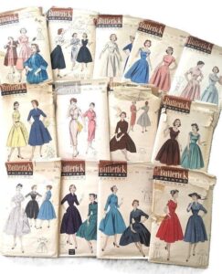Vintage Sewing Patterns Gorgeous Rockabilly 1950s Style Costume Collection