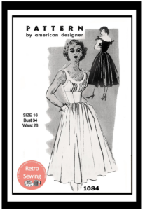 1950’s Marilyn Style Summer Dress PDF Print at Home Pattern Bust Bust 34 – Etsy