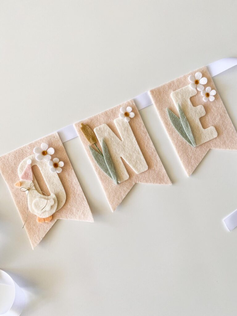 Silly Goose High Chair Banner Pink | Birthday Banner | Birthday Garland | First Birthday | High Chair Garland | Goose Theme | One Banner