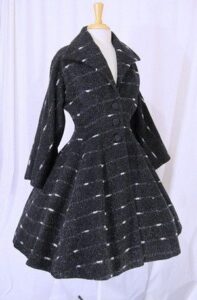V1 Lilli Ann French Vintage 40s Fit & Flare Coat