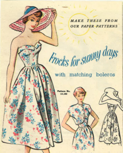 Vintage 1950’s Sewing Pattern,’franky’ Strapless Sundress & Bolero – Bust 33-41