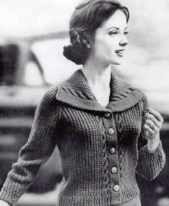 Cardigan Pattern #735-6 | Knitting Patterns
