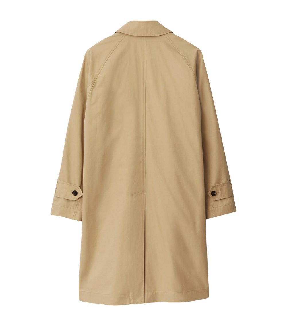 BURBERRY Reversible Check Car Coat – Flax