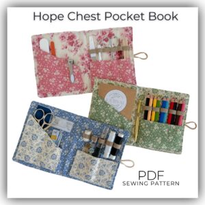 Hope Brusttasche Buch Schnittmuster, Reise Organizer (PDF Download)