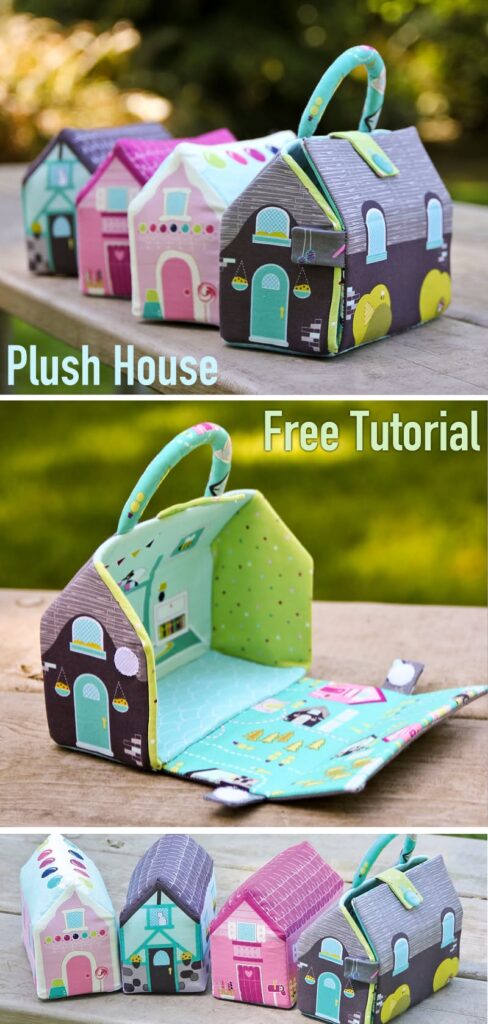 Little Doll House Bag Pattern and Tutorial