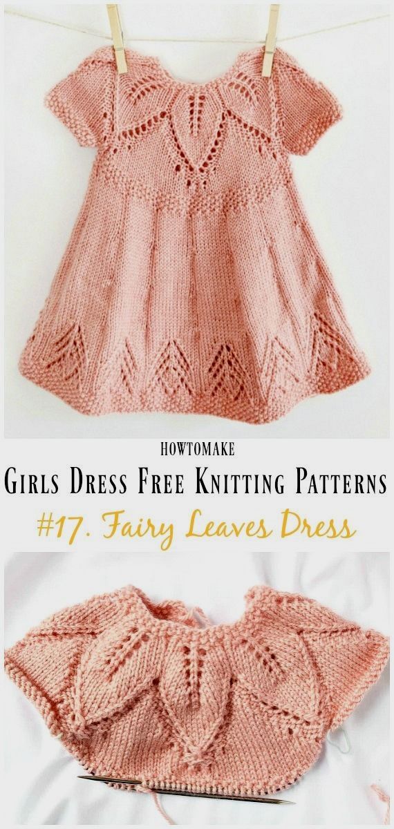 Little Girls Dress Free Knitting Patterns