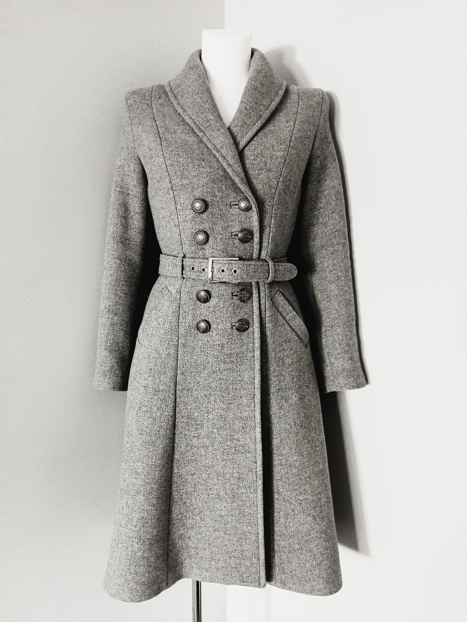 PDF Coat Pattern Woman Winter Coat Sewing Pattern Wool Coat Fit And Flare Dress Coat Princess Coat Sewing Pattern Vintage Coat Trench Coat
