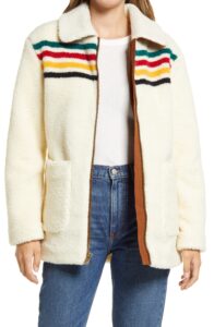 Pendleton Women’s Glacier Sunset Fleece Zip-Up Jacket | Nordstrom