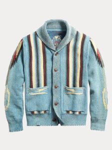 Pitter | Vintage vest – Blauw / S