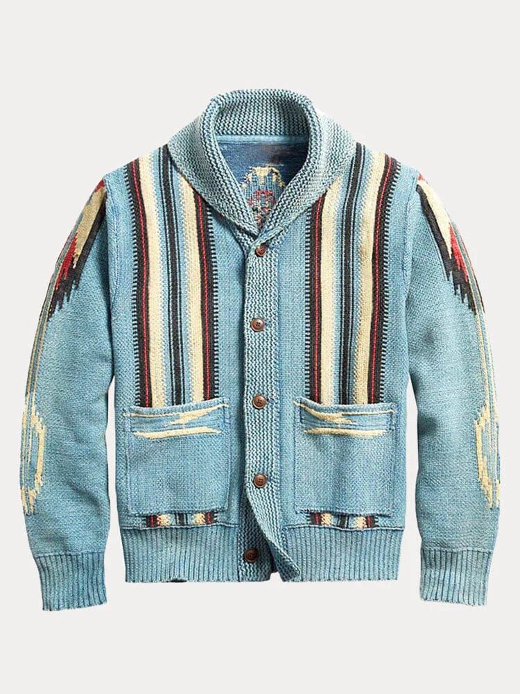 Pitter | Vintage vest – Blauw / S