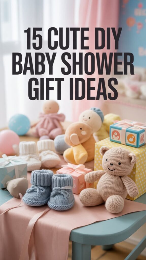 15 DIY Baby Shower Gifts New Moms Will Love
