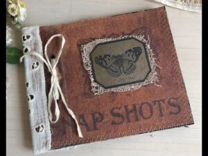 Ideas for Christmas | Idea 5: Mini vintage style photo album