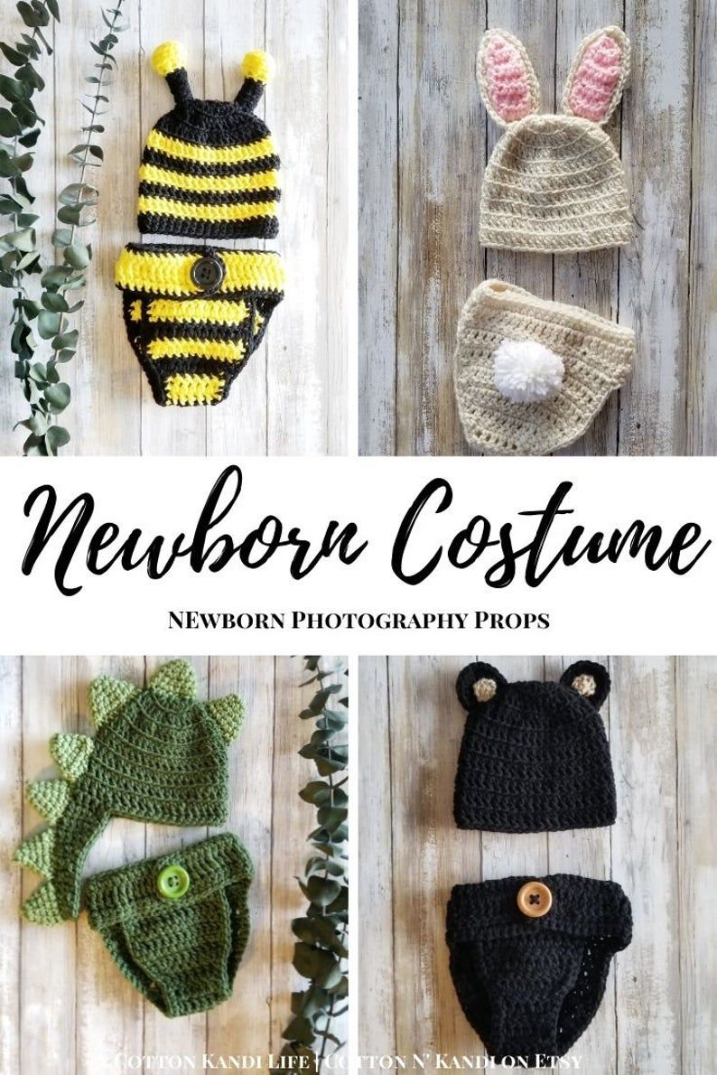 CUSTOM Newborn Costume | Crochet Baby Costume, Newborn Photo Prop, Crochet Hat, Kids Halloween Costume – Etsy