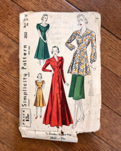1930s House Coat Gown Sewing Pattern / 30s Vintage Women’s Dress / Evening Gown / Bust 34 / Simplicity 2832 / Rare Find / MISSING CUFF PC – Etsy