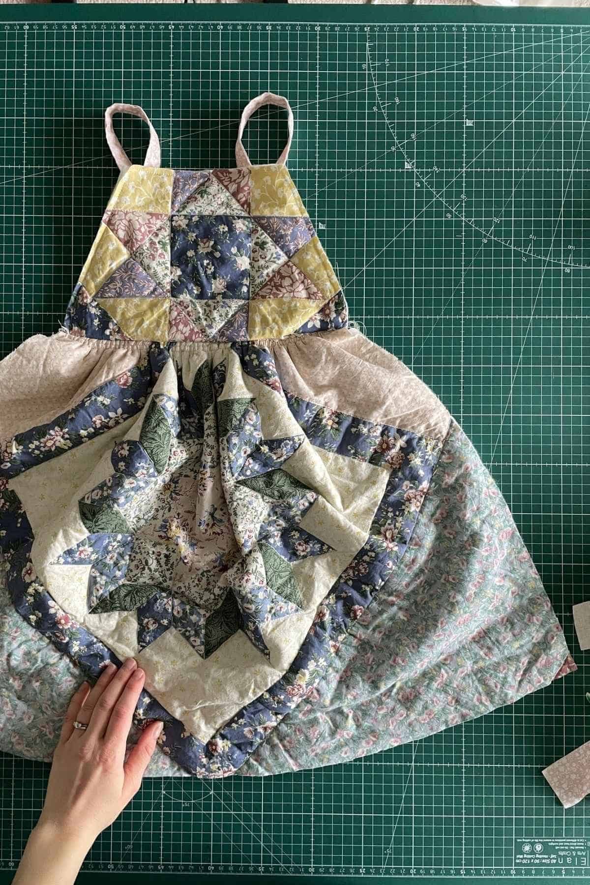 How to Make a Patchwork Dress from an Old Quilt