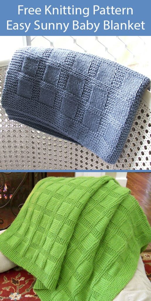 Free Knitting Patterns for Baby Blankets