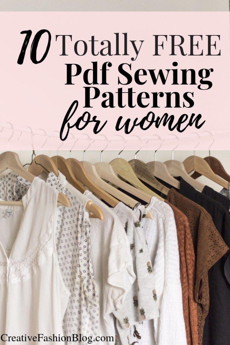 10 Totally Free Sewing Patterns Pdf – Creative Blog