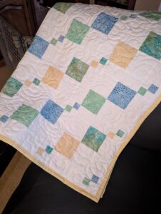 Muster nur – Simply Sweet Baby Quilt, 43 Zoll x 43 Zoll, Tummy Time Spielmatte, Baby’s erste Quilt, entzückendes Babypartygeschenk