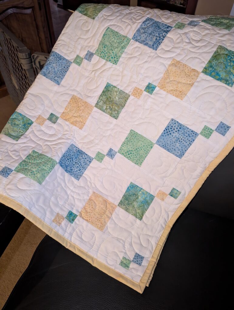 Muster nur – Simply Sweet Baby Quilt, 43 Zoll x 43 Zoll, Tummy Time Spielmatte, Baby’s erste Quilt, entzückendes Babypartygeschenk