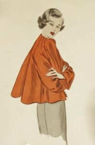 1950 Swing Coat Sewing Pattern. Lassie Label Design With Ranglan Sleeves and Funnel or Notched Collar – Etsy New Zealand