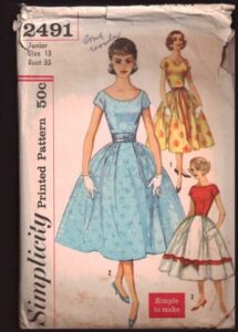 Simplicity 2491 Dress Size: 13 Bust 33 Uncut Sewing Pattern