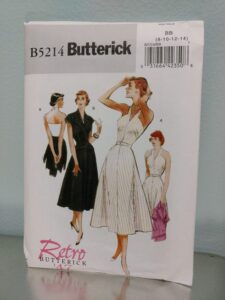 Butterick 5214 Sewing Pattern Vintage Reproduction Misses Dress Sizes 8-10-12-14 Uncut Factory Folds – Etsy