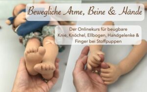 Tutorial: Zehen nähen bei Puppenfüßen