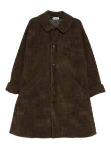 BODE Hedgerow buttoned coat – Green