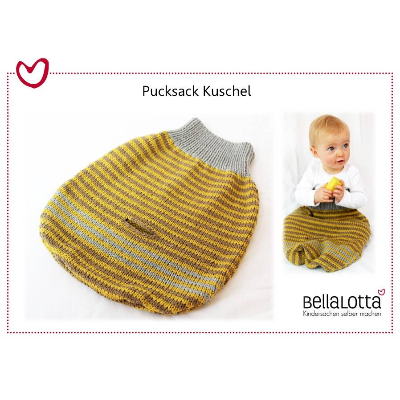 Strickanleitung für den Pucksack “Kuschel” – onesize (0-12 Monate)
