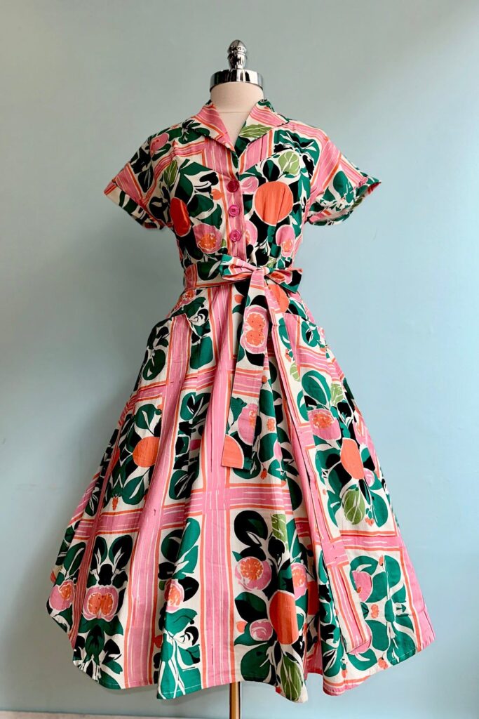 Fruity Flower Adam Dress by Love Ur Look London