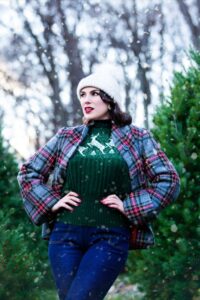 Swing Coat Jacket from Charm Patterns by Gertie