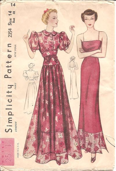 Vintage Simplicity Pattern
