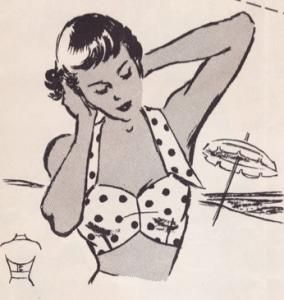 Ретро белье, купальные костюмы