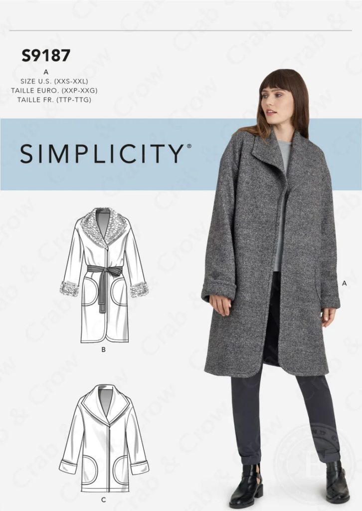 Simplicity S9187 Sewing Pattern Misses Relaxed Fit Jackets and Coats With Shaped Collar and Pocket Detail Sz XXS-XXL Uncut – Etsy