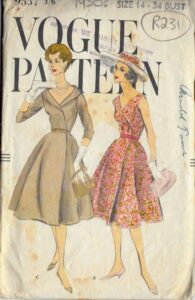 1950s Vintage VOGUE Sewing Pattern B34\